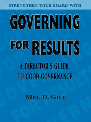 cover image of Governing for Results